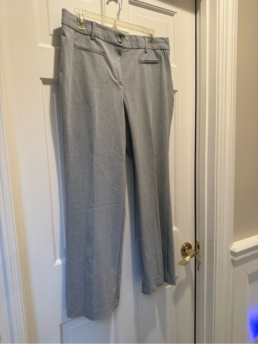 Rachel Zoe Light Gray Tailored Dress Trousers